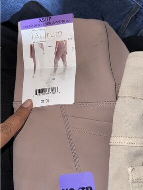 AUREUM Women's High-Waist Leggings - Mauve